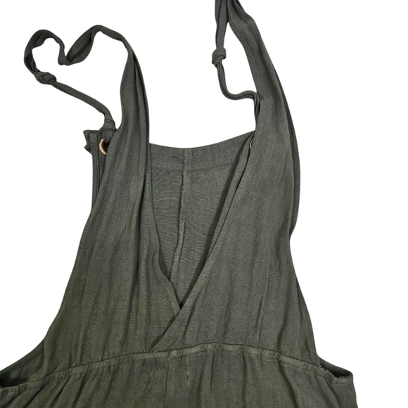 Natural Life Carly olive drab green overalls jumpsuit new - Picture 5 of 10